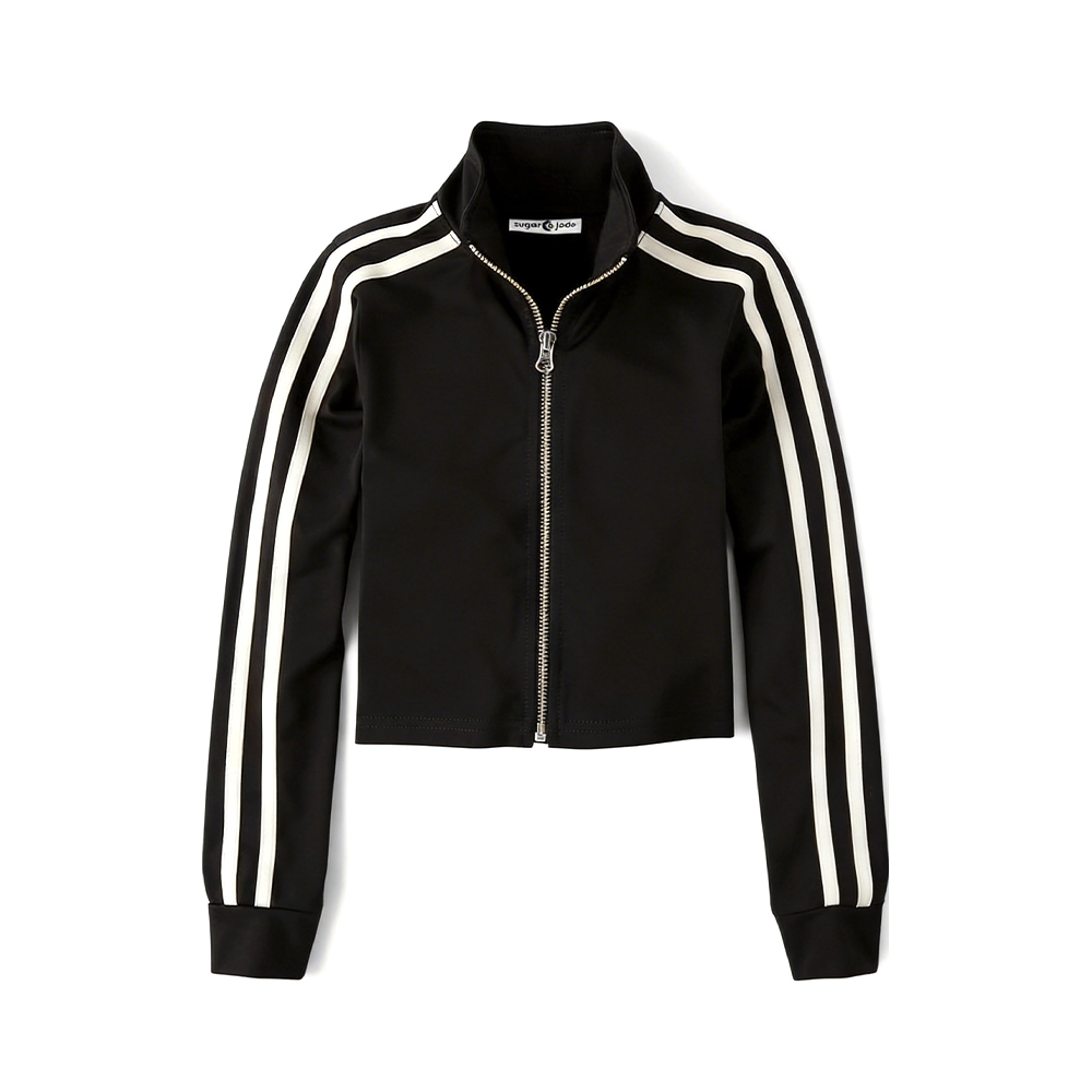 Lady Contrast Stripe Track Jacket