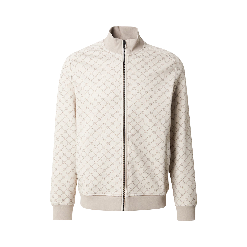 Men Airlayer Stand Collar Zipper Open Cardigan