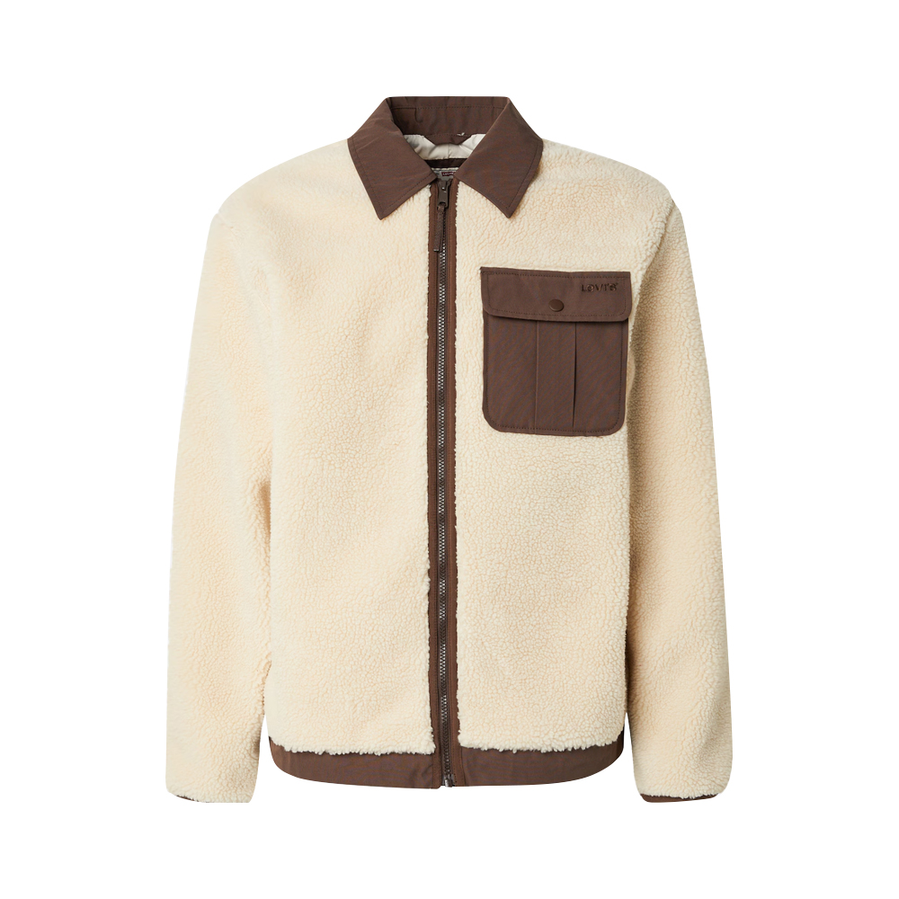 Men Sherpa Fleece Fashion Warm Jacket