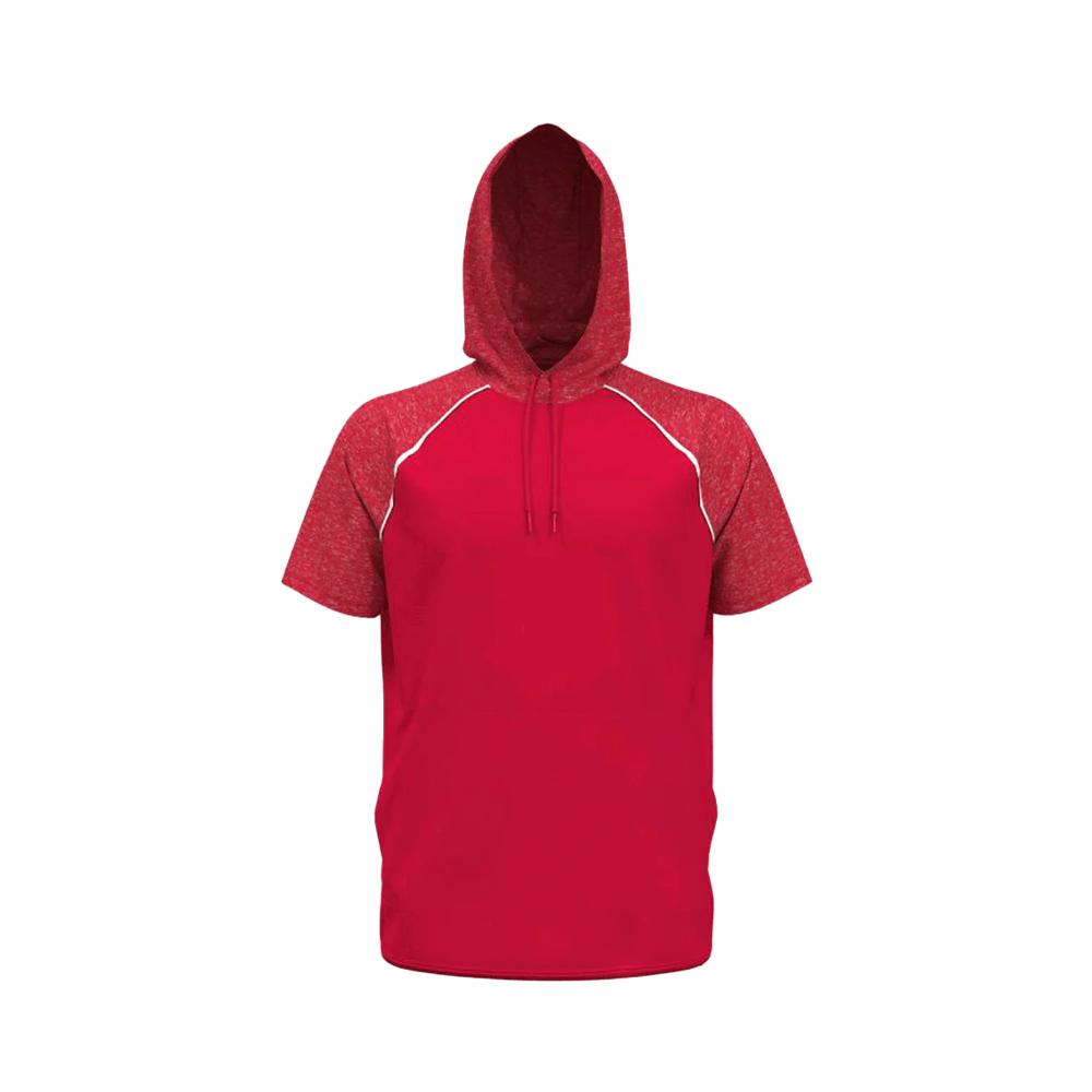 Man's Fast Dry Short Sleeve Hoodie Shirt 