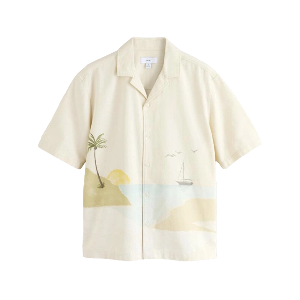 Men's Travel Holiday Short Sleeve Beach Shirt